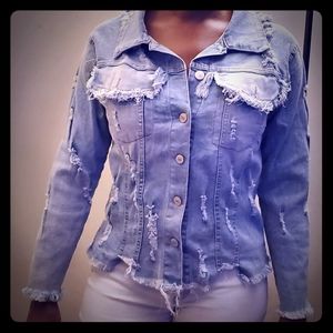 Brand new jean jacket, blue Jean's, jean dress
